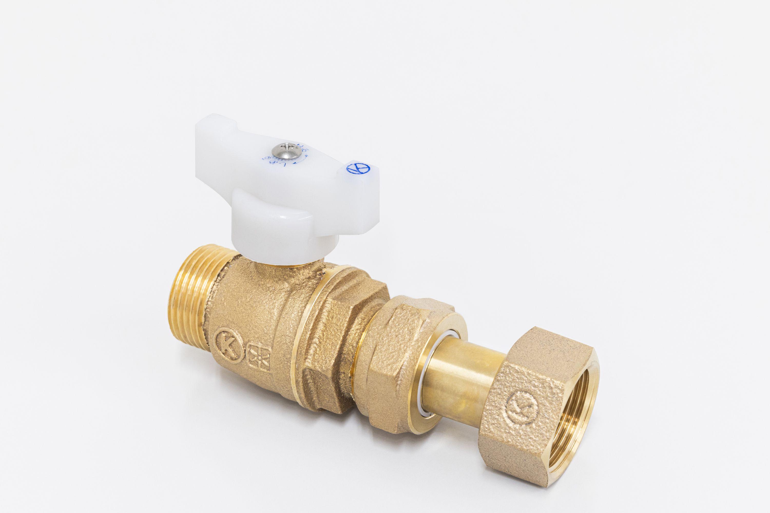 ボール式伸縮止水栓（樹脂ハンドル) | 株式会社光明製作所